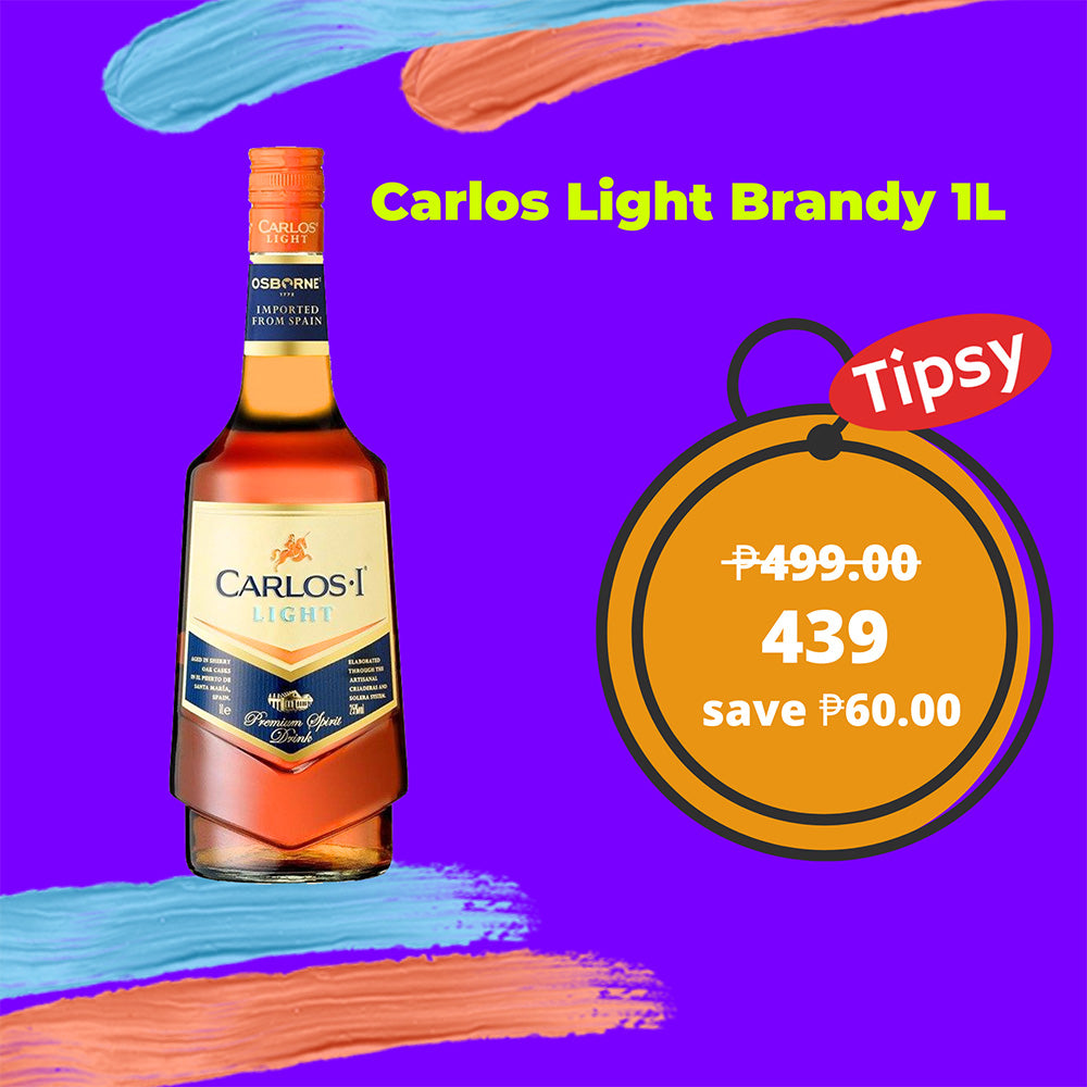 Buy Carlos Light Brandy 1L at a Very Affordable Price in the Philippines