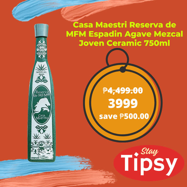 Casa Maestri Reserva de MFM Espadin Agave Mezcal Joven Ceramic 750ml