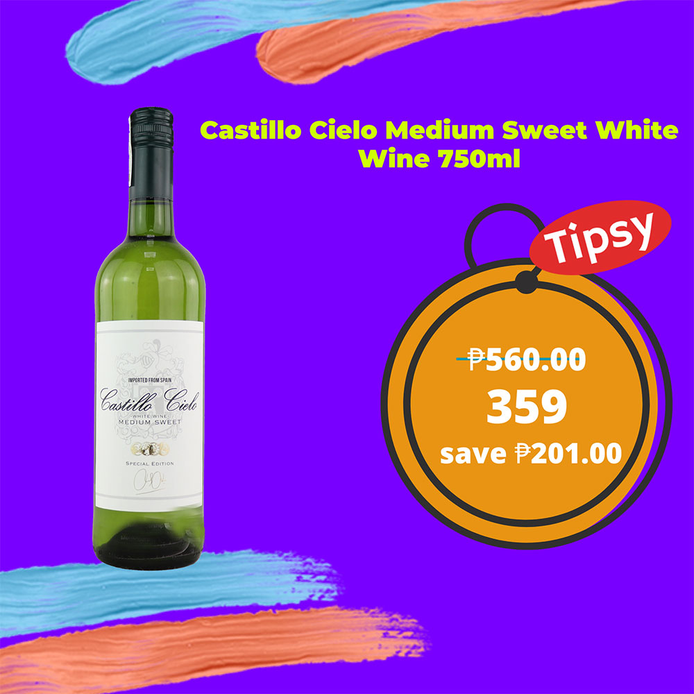 Buy Castillo Cielo Medium Sweet White Wine 750ml at a Very Affordable Price in the Philippines