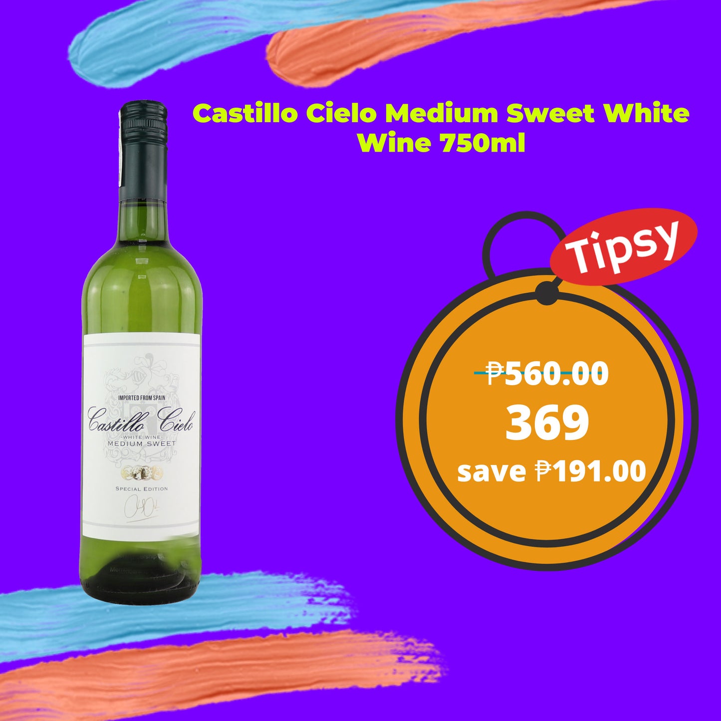 Castillo Cielo Medium Sweet White Wine 750ml Price Philippines