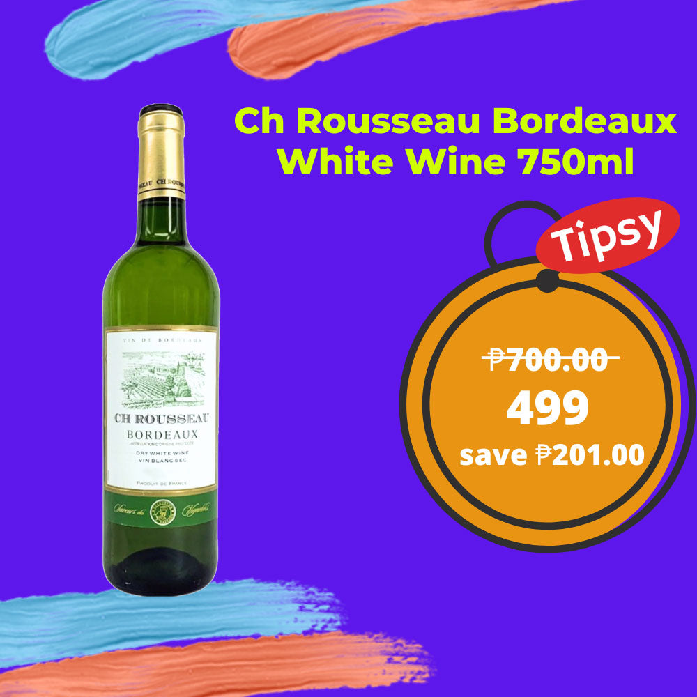 Ch Rousseau Bordeaux White Wine 750ml