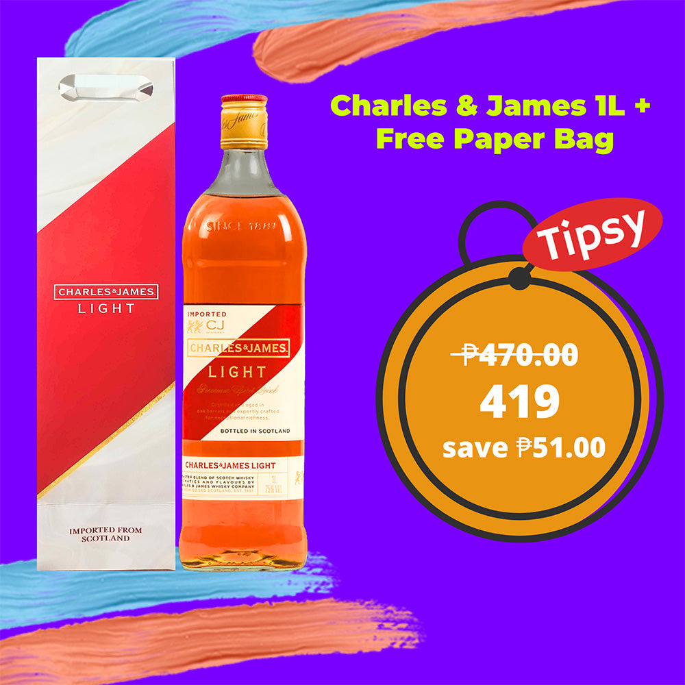 Charles & James 1L + Free Paper Bag