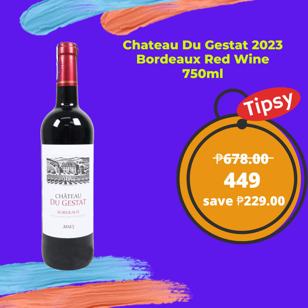 Chateau Du Gestat 2023 Bordeaux Red Wine 750ml Price Philippines