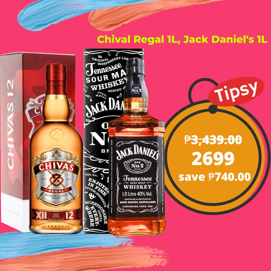 Chival Regal 1L, Jack Daniel's 1L Price Philippines