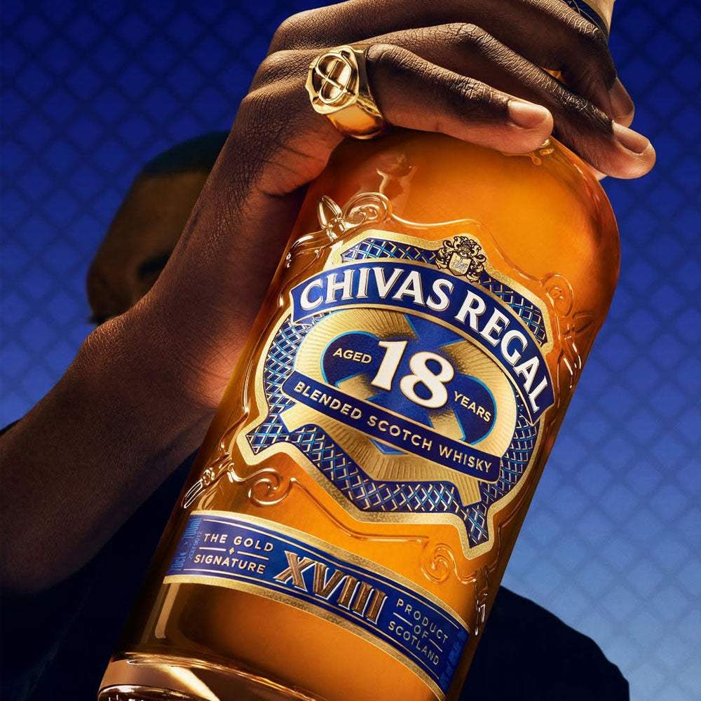 Chivas 18 is a uniquely rich and multi-layered blend that includes over twenty of Scotland’s rarest single malt Scotch whiskies