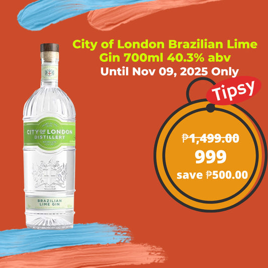 City of London Brazilian Lime Gin 700ml 40.3% abv Price Philippines