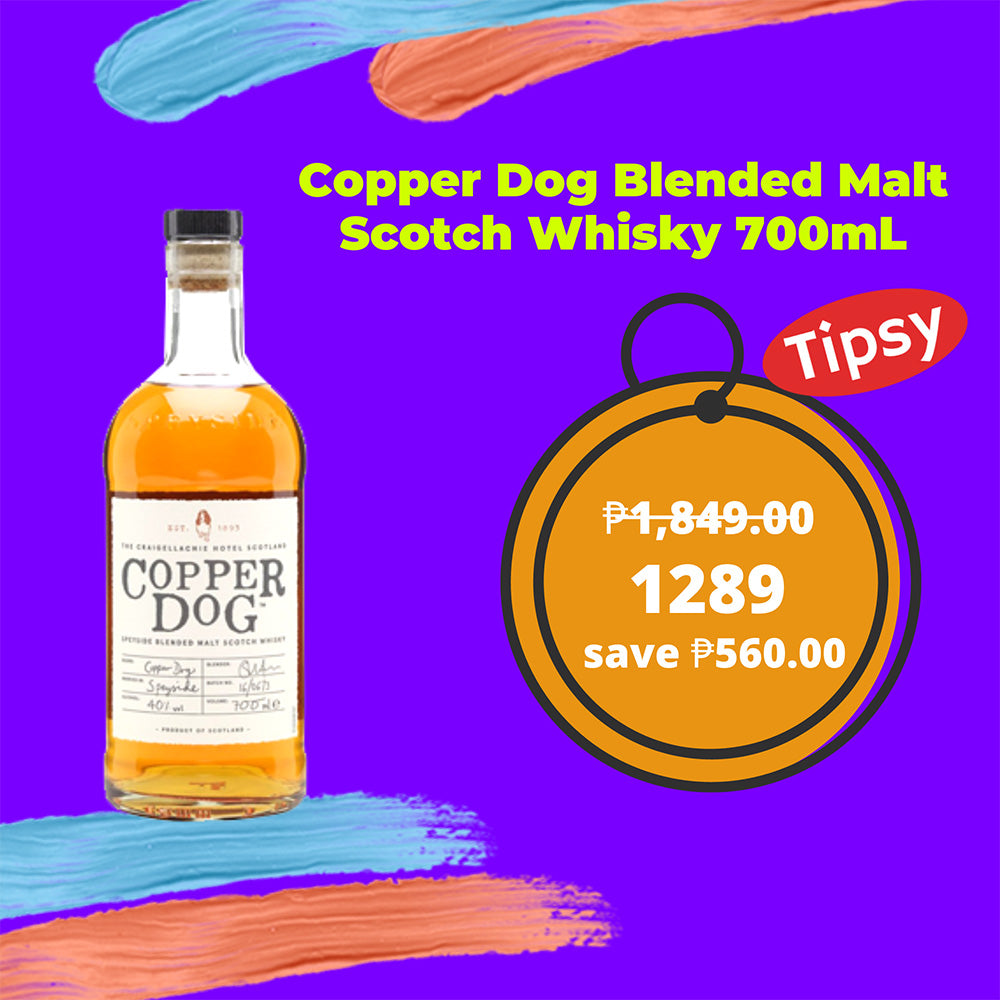 Copper Dog Blended Malt Scotch Whisky 700ml Tipsy