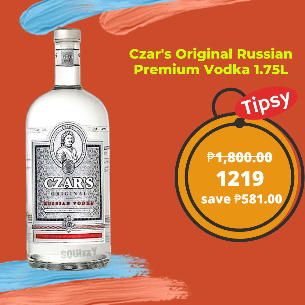 Czar's Original Russian Premium Vodka 1.75L Price Philippines