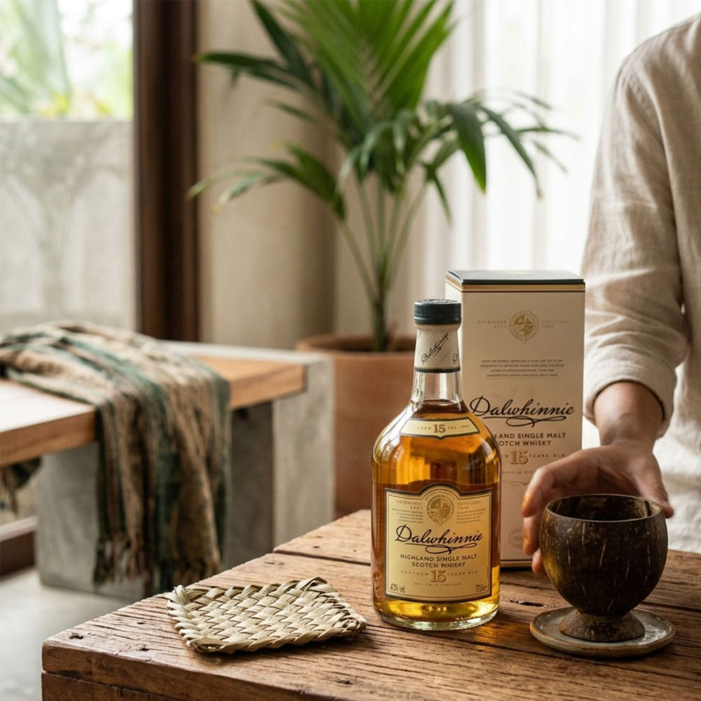 Dalwhinnie 15-Year-Old is a Scotch whisky that encapsulates the very essence of Highland charm and sophistication.