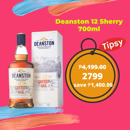 Deanston 12 Year Old Sherry Oak Single Malt 700ml (46.3% ABV) Price Philippines