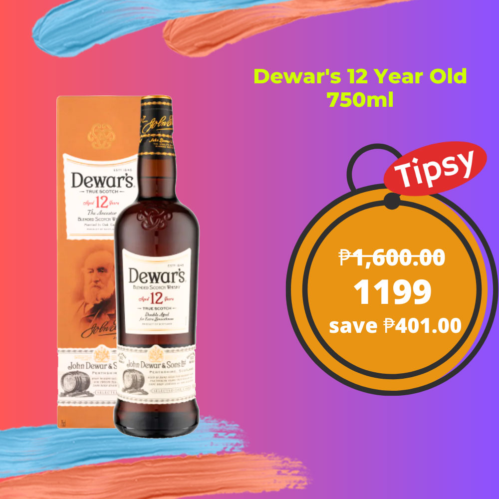 Dewar's 12 Year Old Blended Scotch Whisky 750ml Price Philippines