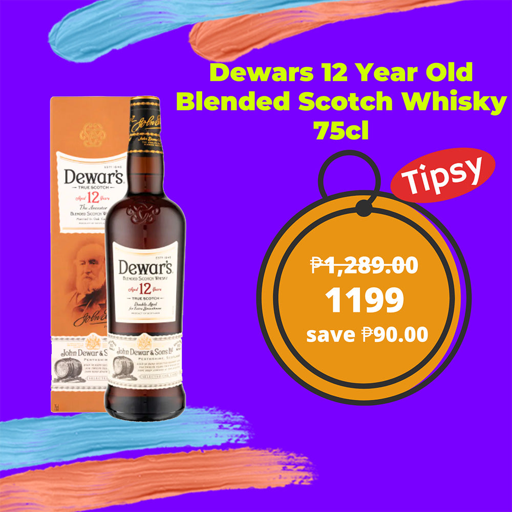 Dewar's 12 Year Old Blended Scotch Whisky 750ml
