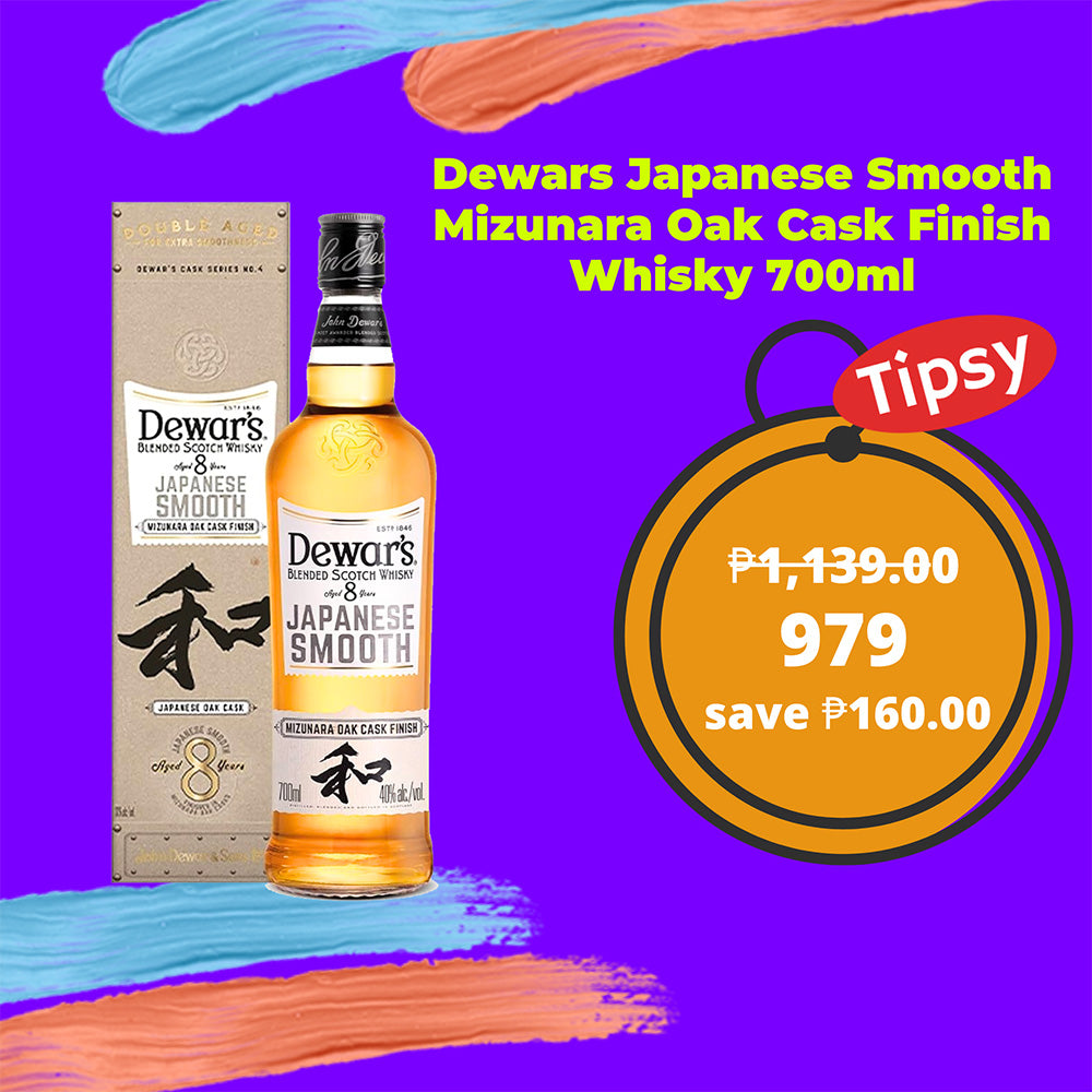 Dewars Japanese Smooth Mizunara Oak Cask Finish Whisky 700ml