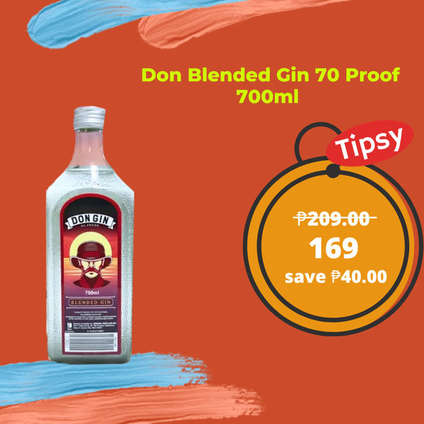 Don Blended Gin 700ml 70 Proof Price Ph