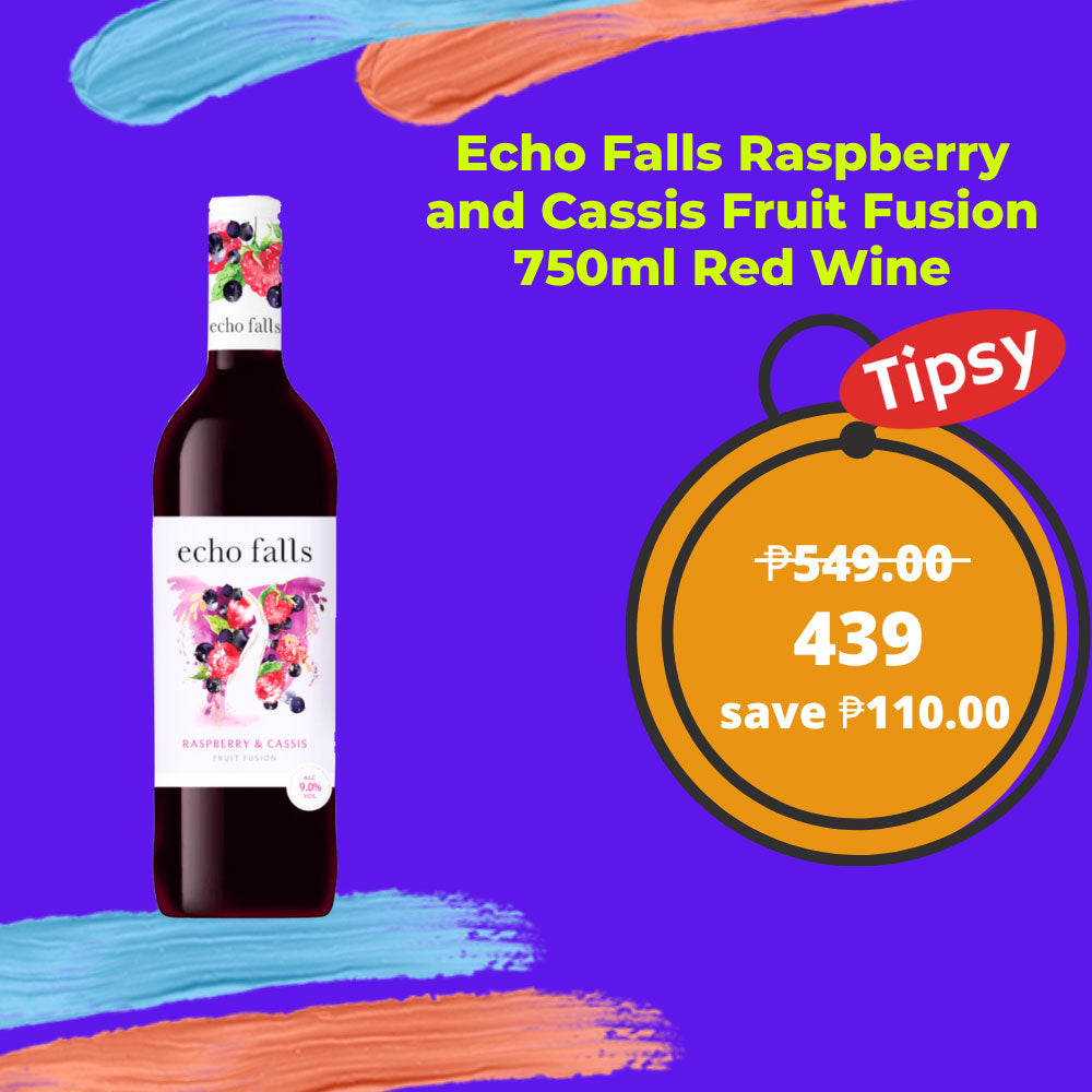 Buy Echo Falls Raspberry and Cassis Fruit Fusion 750ml Red Wine at a Very Affordable Price in the Philippines