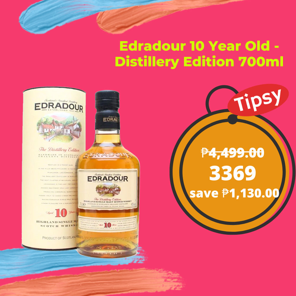 Buy Edradour 10 Year Old Distillery Edition 700ml Single Malt Whisky at a Very Affordable Price in the Philippines