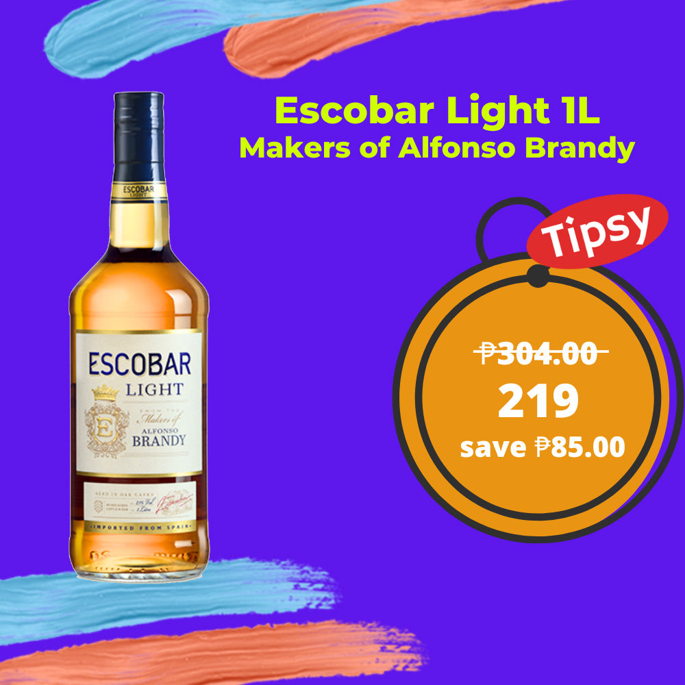 Escobar Light Brandy 1L (Makers of Alfonso Brandy)