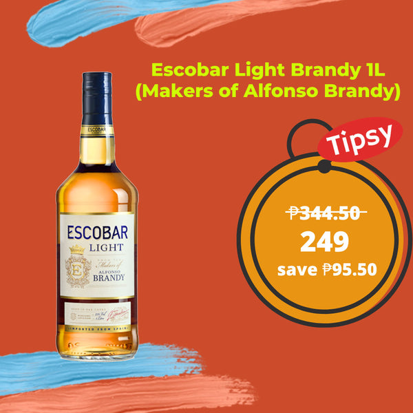 Buy Escobar Light Brandy 1L (Makers of Alfonso Brandy) at a Very Affordable Price in the Philippines