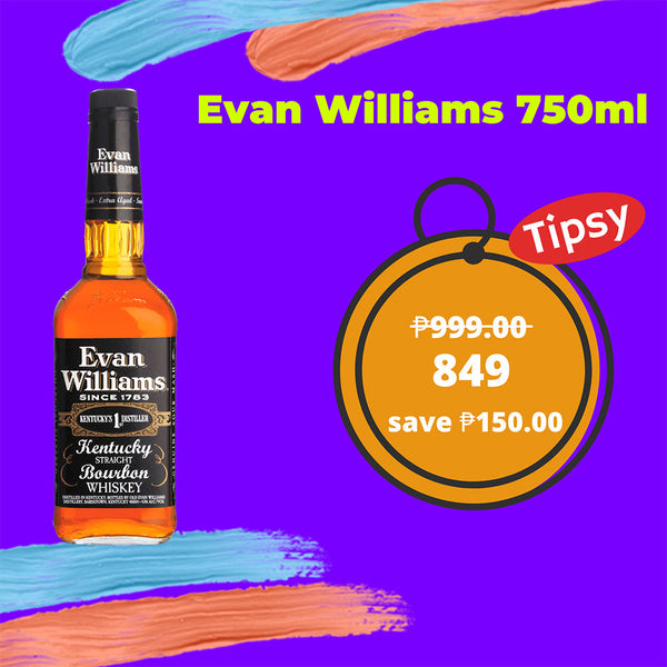Buy Evan Williams Bourbon Whiskey 750ml at a Very Affordable Price in the Philippines