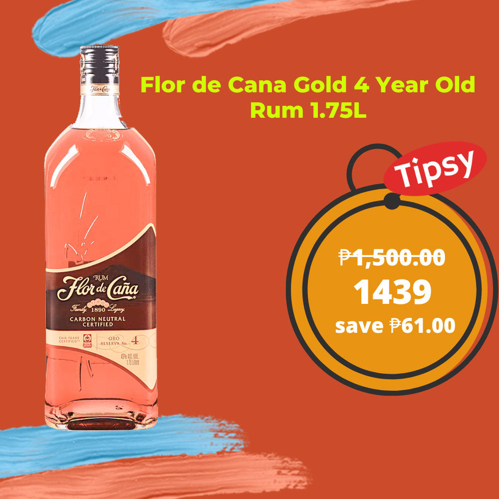 Flor de Cana Gold 4 Year Old Rum 1.75L