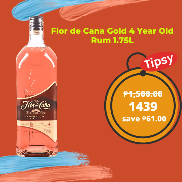 Flor de Cana Gold 4 Year Old Rum 1.75L