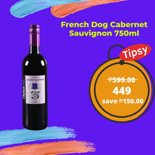 Buy French Dog Cabernet Sauvignon Wine  750ml at a Very Affordable Price in the Philippines