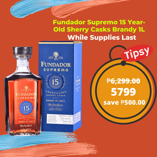 Fundador Supremo 15 Year-Old Sherry Casks Brandy 1L Price Philippines