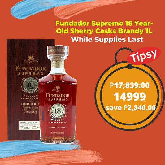 Fundador Supremo 18 Year-Old Sherry Casks Brandy 1LPrice Philippines