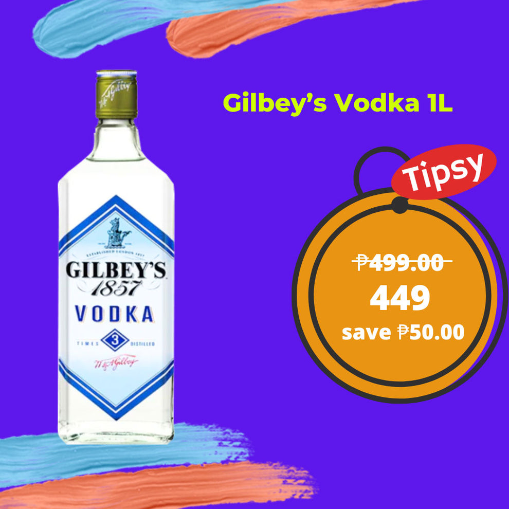 Buy Gilbey’s Vodka 1L at a Very Affordable Price in the Philippines – Tipsy