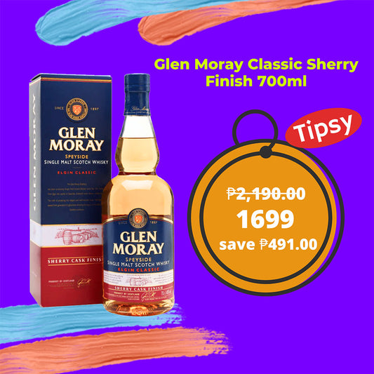 Buy Glen Moray Classic Sherry Finish 700ml Single Malt Whisky at a Very Affordable Price in the Philippines