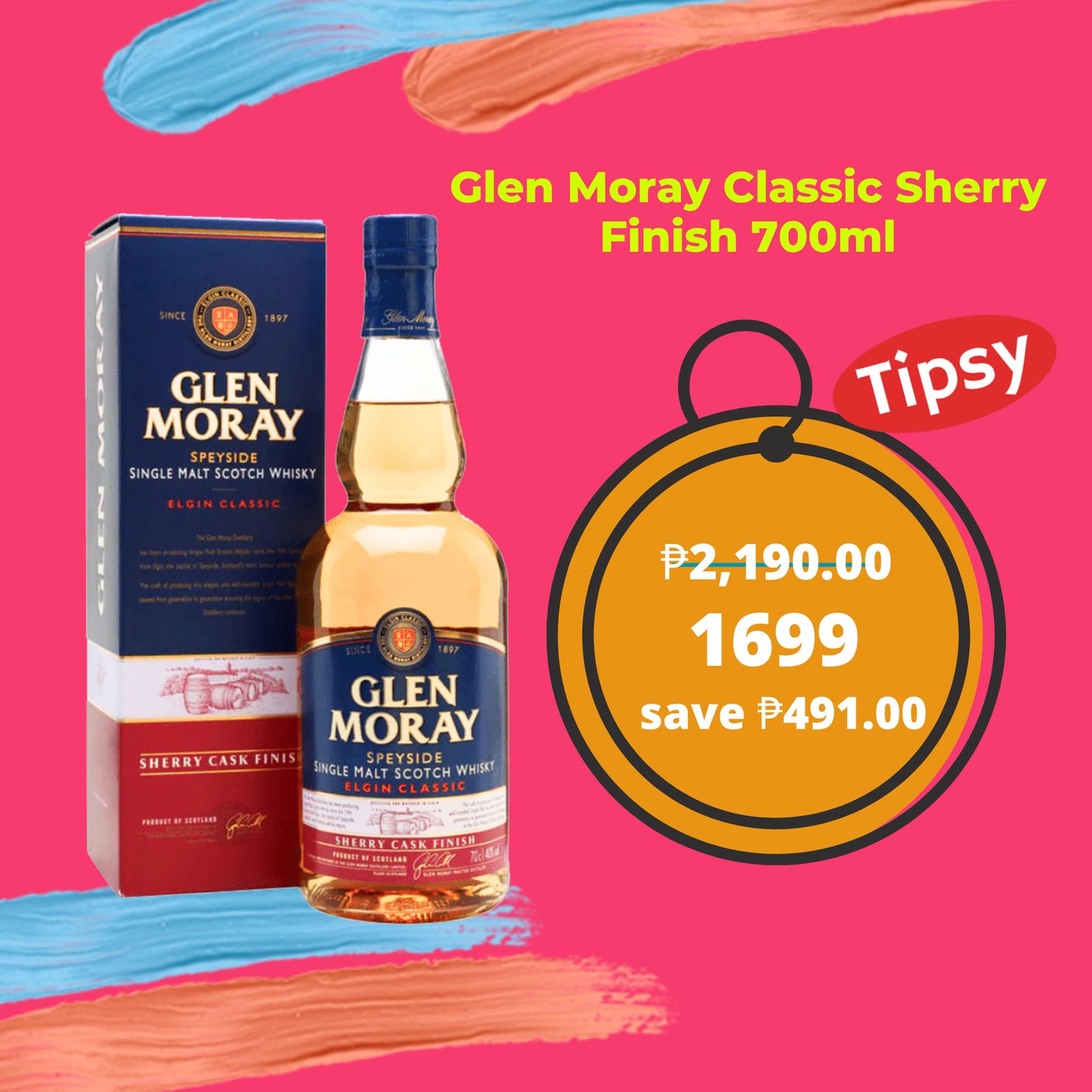 Glen Moray Classic Sherry Finish 700ml Price Philippines