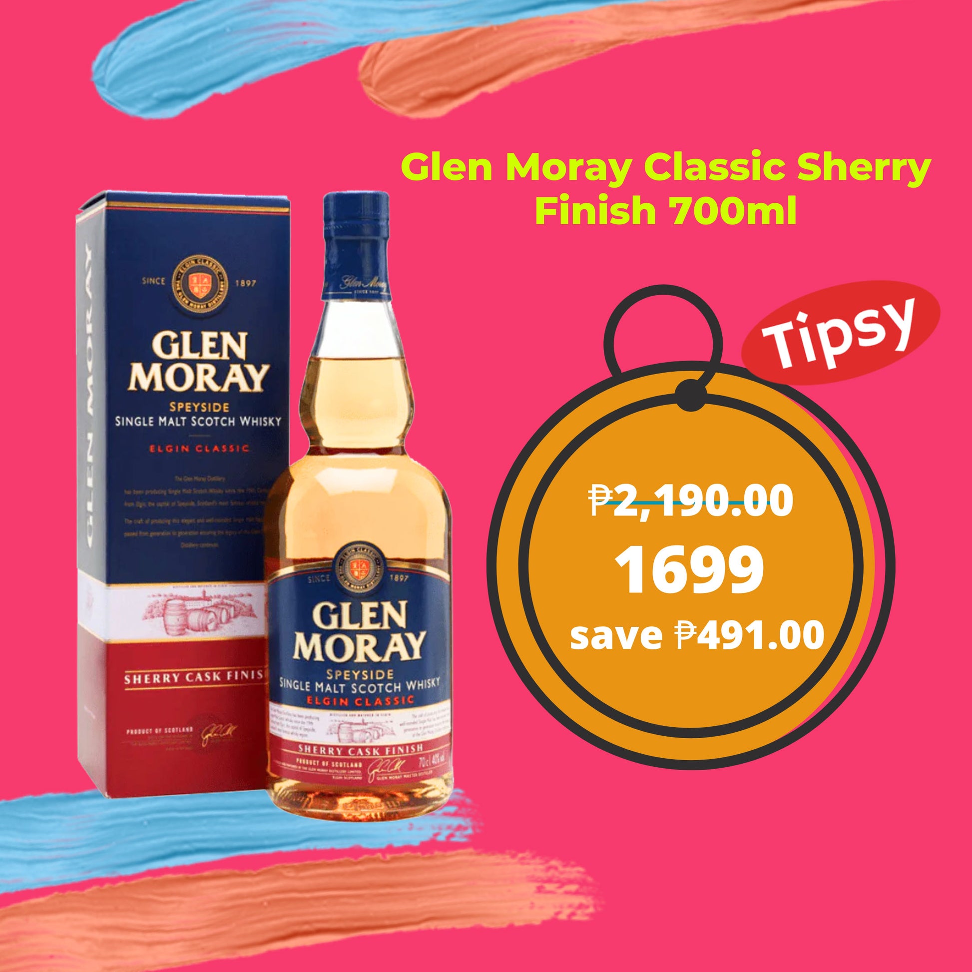 Glen Moray Classic Sherry Finish 700ml Price Philippines
