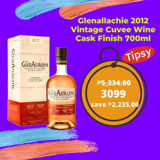 Buy Glenallachie 2012 Vintage Cuvee Wine Cask Finish 700ml Single Malt Whisky at a Very Affordable Price in the Philippines