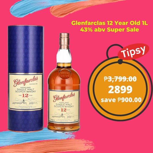 Glenfarclas 12 Year Old 1L 43% abv Super Sale Price Philippines
