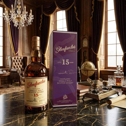Glenfarclas 15 Year Old is a highly regarded, heavily sherried Speyside single malt