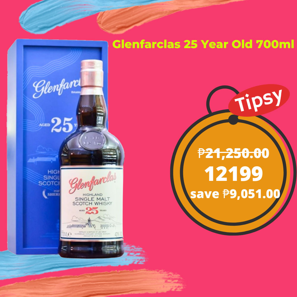 Buy Glenfarclas 25 Year Old 700ml Single Malt Whisky at a Very Affordable Price in the Philippines