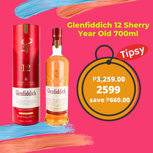Buy Glenfiddich 12 Sherry Year Old 700ml Single Malt Whisky at a Very Affordable Price in the Philippines