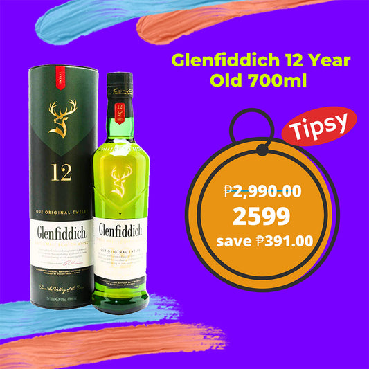Buy Glenfiddich 12 Year Old 700ml Single Malt Whisky at a Very Affordable Price in the Philippines