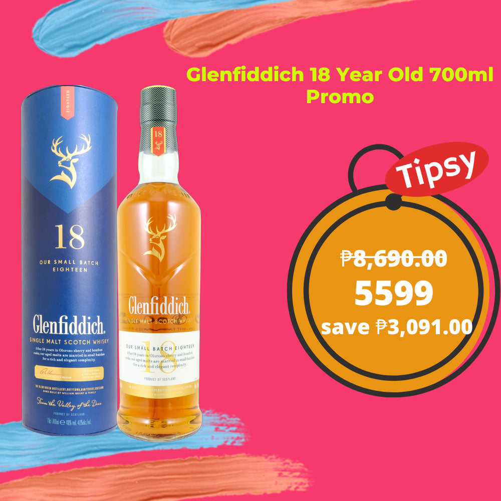 Glenfiddich 18 Year Old 700ml Promo