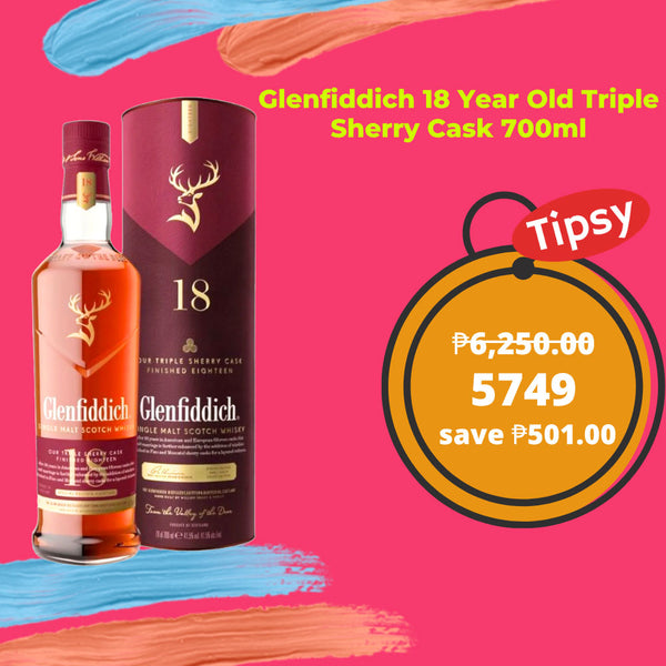 Glenfiddich 18 Year Old Triple Sherry Cask Single Malt Whisky 700ml Price Philippines