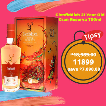 Glenfiddich 21 Year Old Gran Reserva Single Malt 700ml (40% ABV) Price Philippines