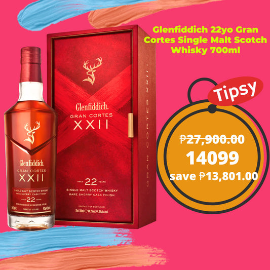 Glenfiddich 22yo Gran Cortes Single Malt Scotch Whisky 700ml Price Philippines
