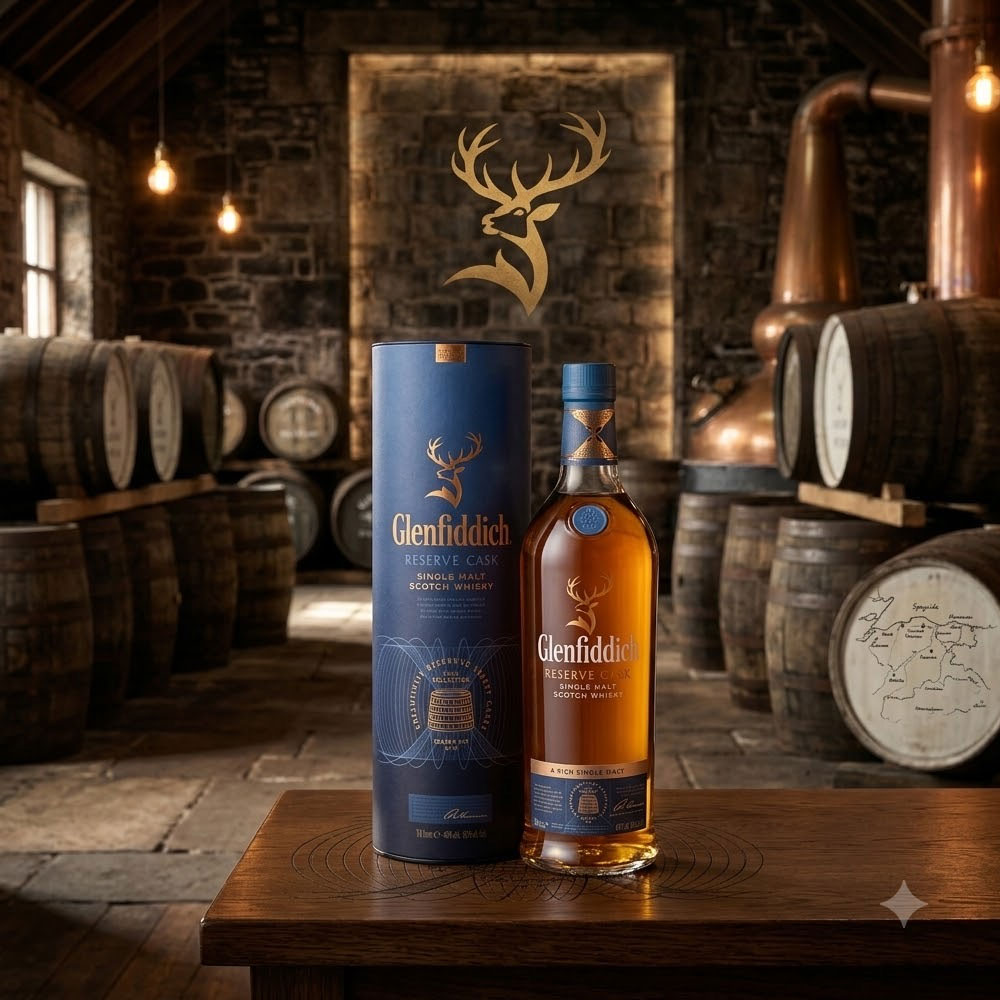 Glenfiddich Reserve Cask 1L Single Malt Scotch Whisky 40% ABV