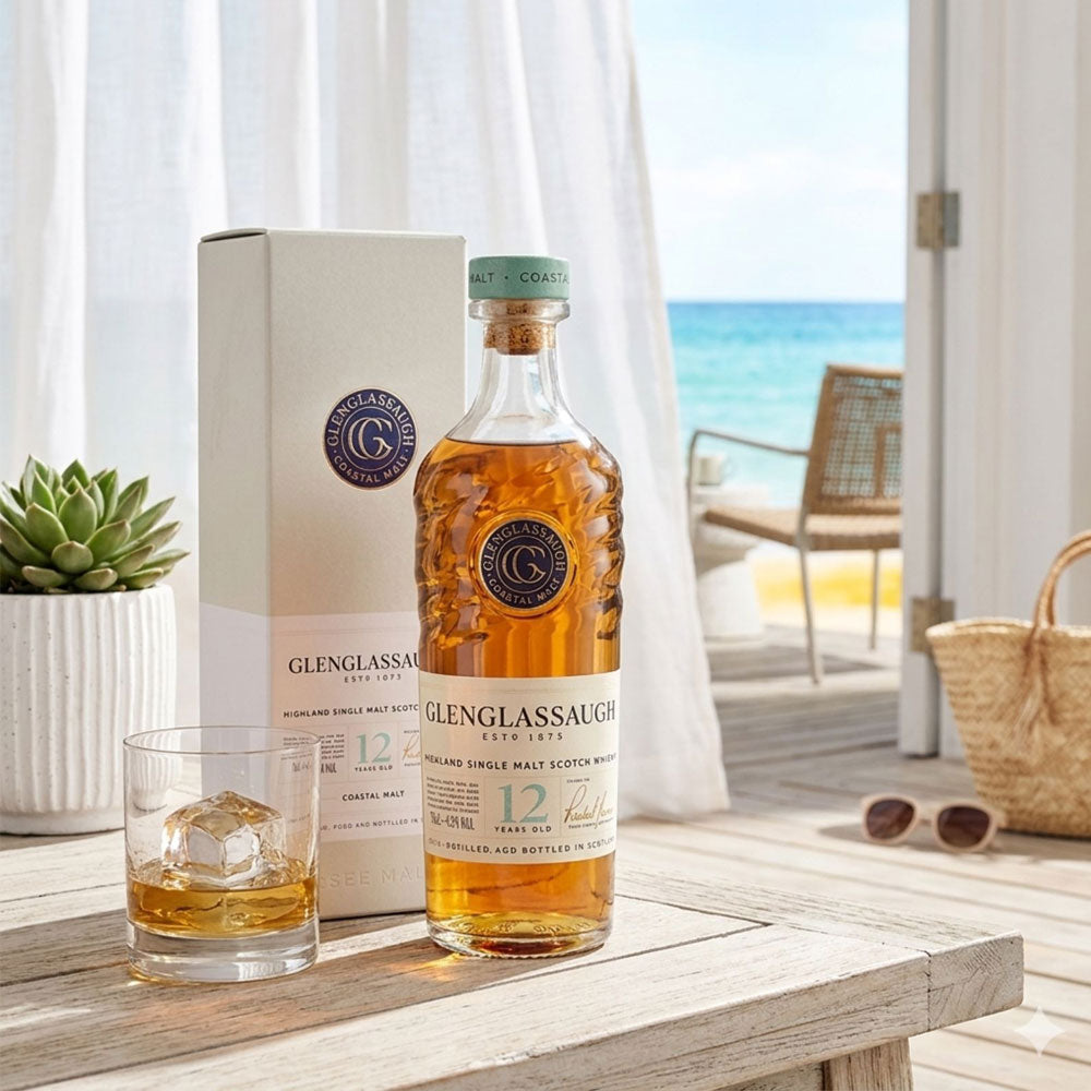 Glenglassaugh 12 Year Old is a single malt Scotch whisky that showcases the unique coastal character of its distillery