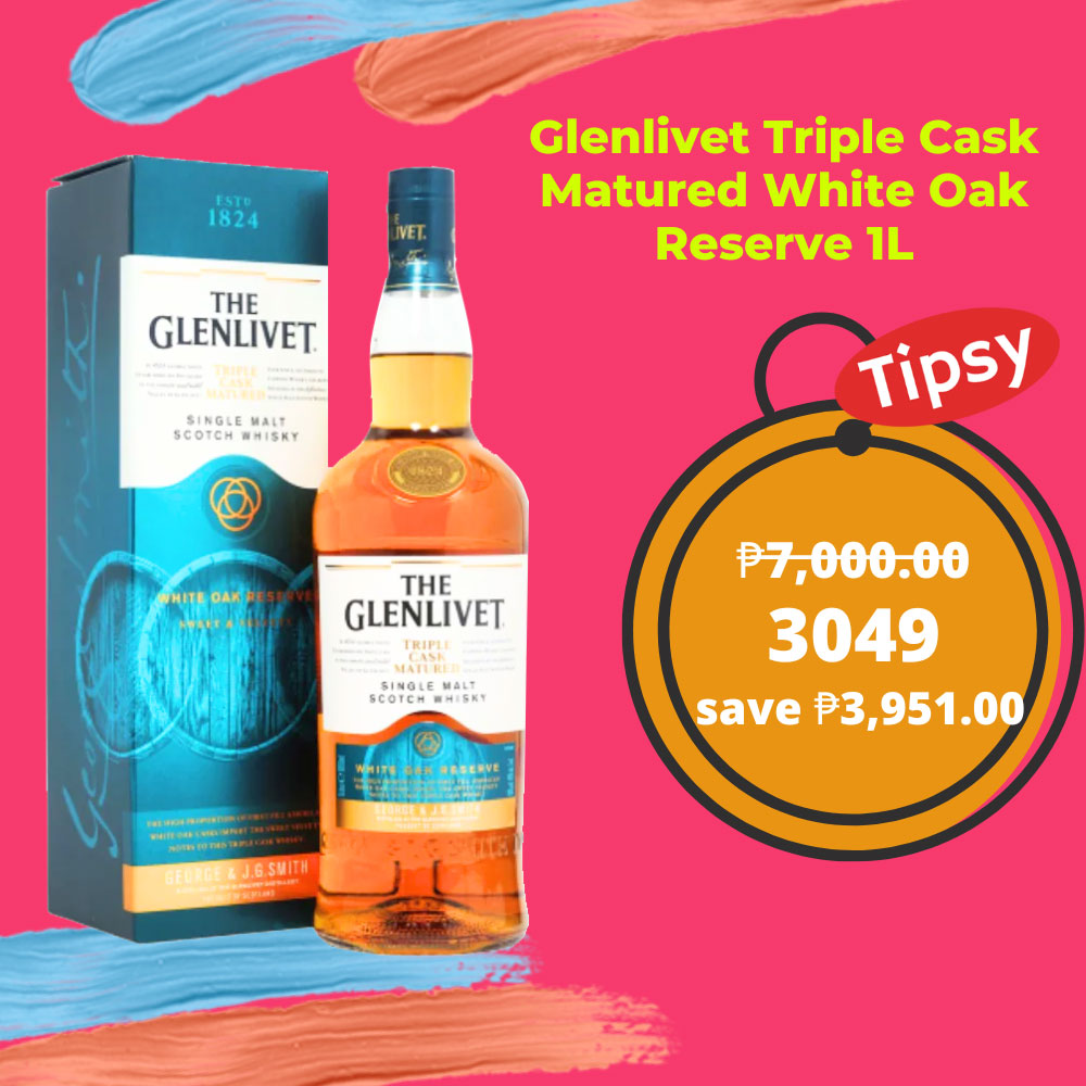 Buy Glenlivet Triple Cask Matured White Oak Reserve 1L Single Malt Whisky at a Very Affordable Price in the Philippines