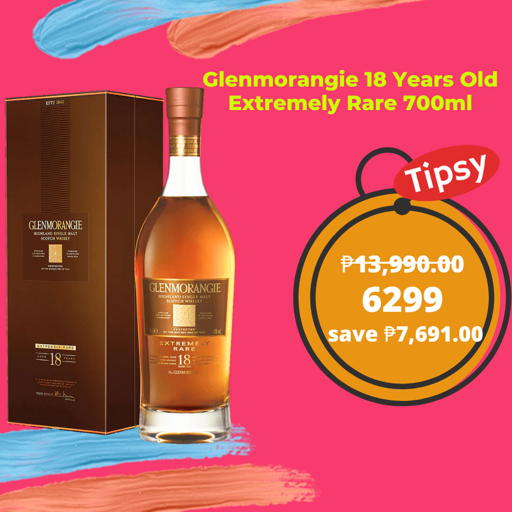 Buy Glenmorangie 18 Years Old Extremely Rare 700ml Single Malt Whisky at a Very Affordable Price in the Philippines