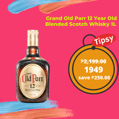 Grand Old Parr 12 Year Old Blended Scotch Whisky 1L  Price Philippines