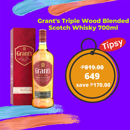 Buy Grant's Blended Scotch Whisky 700ml at a Very Affordable Price in the Philippines