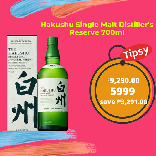 Buy Hakushu Single Malt Distiller's Reserve 700ml Single Malt Whisky at a Very Affordable Price in the Philippines