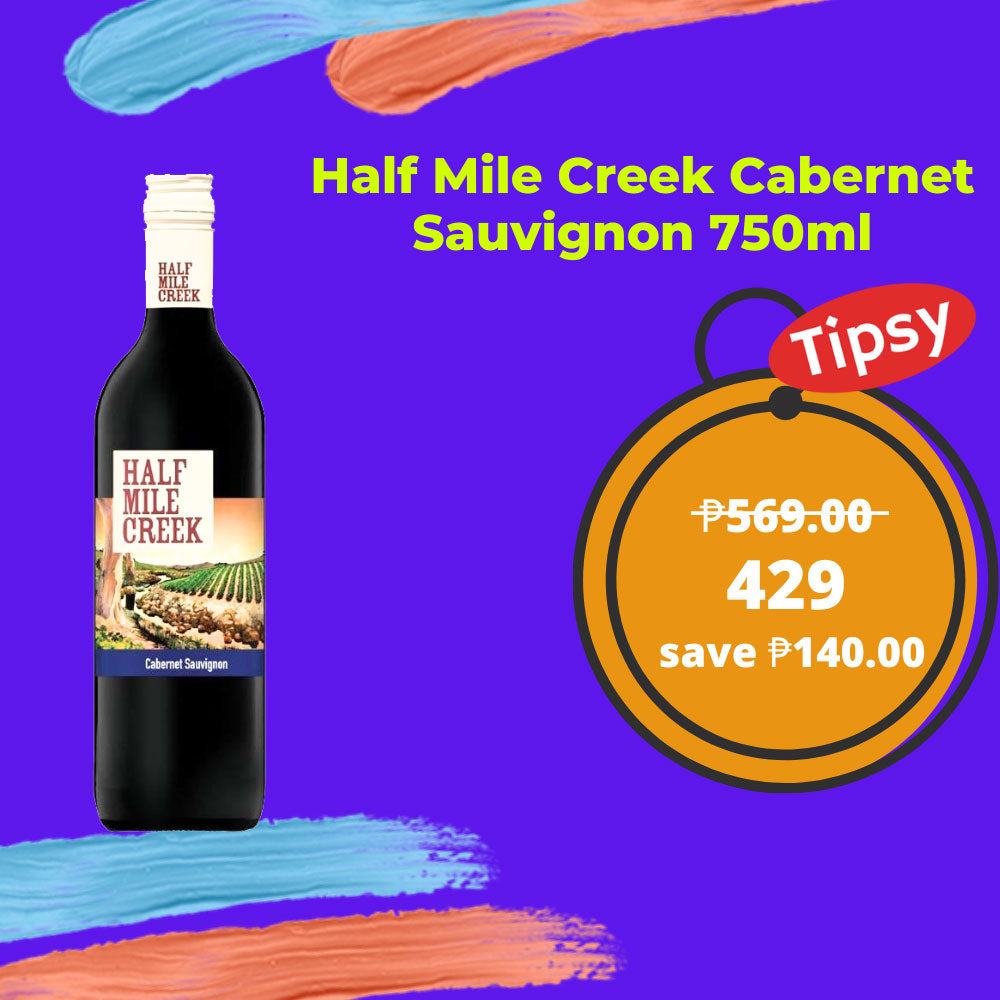 Buy Half Mile Creek Cabernet Sauvignon 750ml Wine at a Very Affordable Price in the Philippines